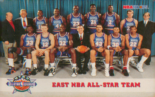 1993-94 Hoops #281 East NBA All-Star Team