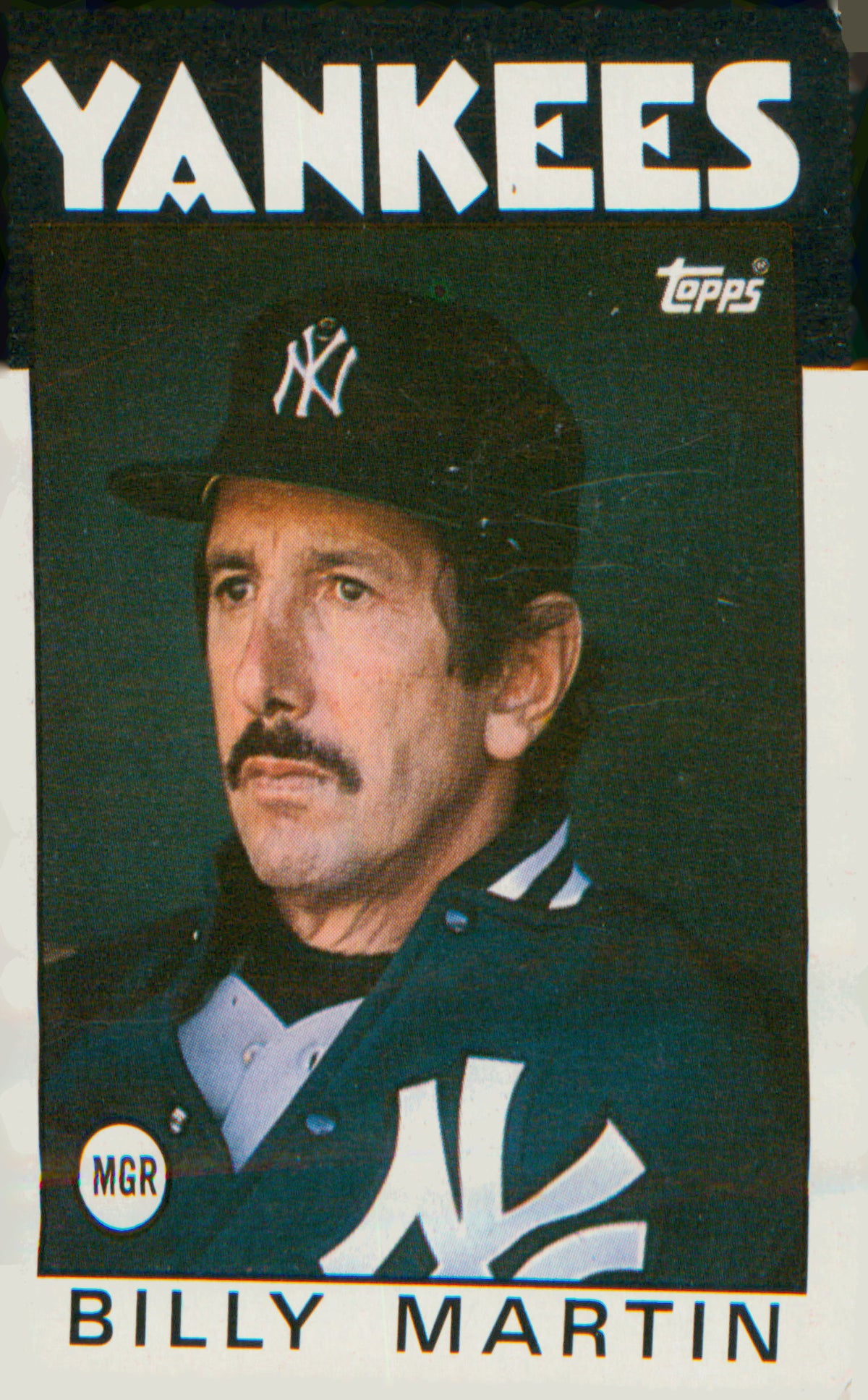 1986 Topps #651 Billy Martin