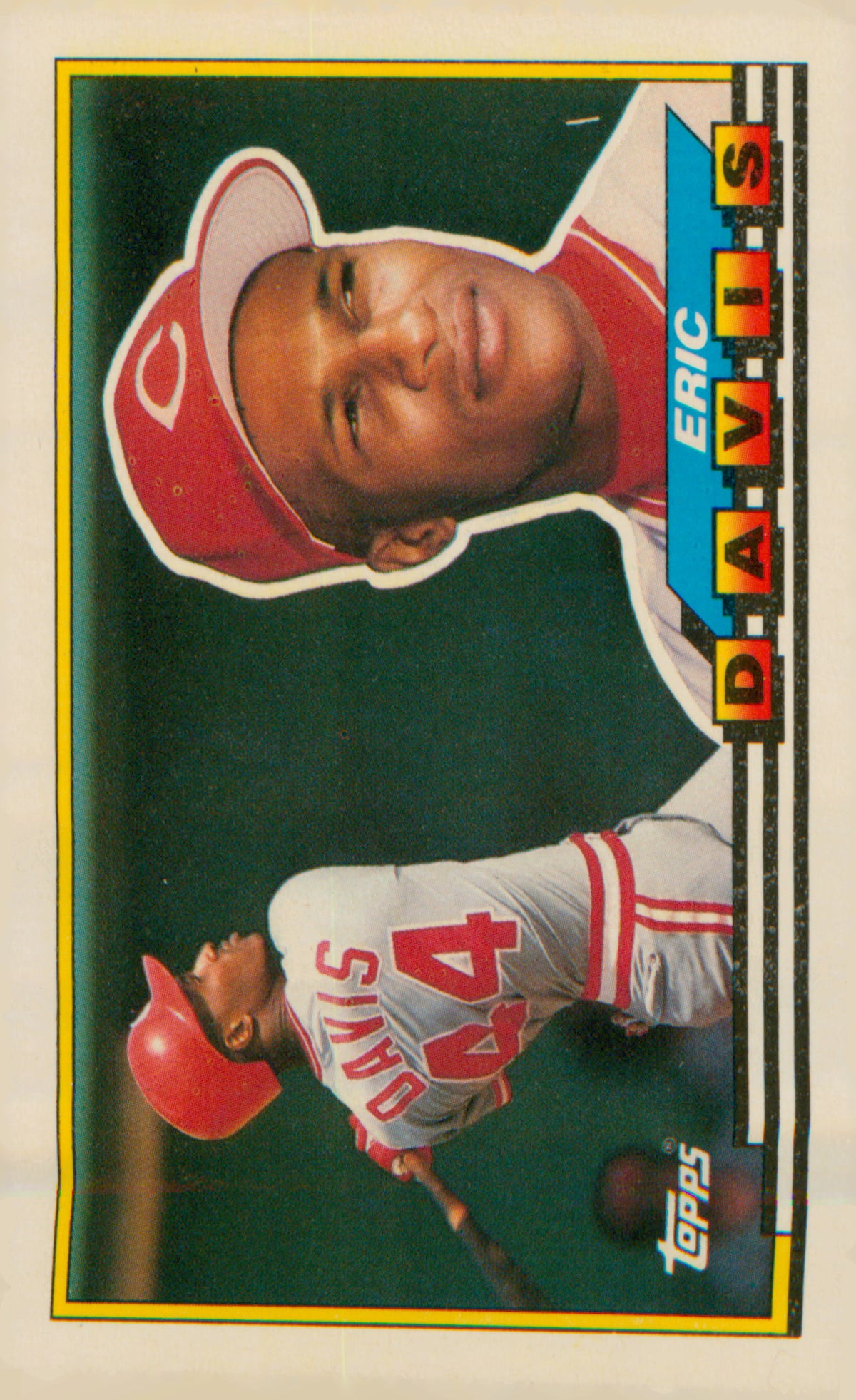 1989 Topps Big #273 Eric Davis