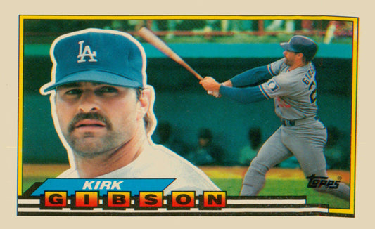 1989 Topps Big #299b Kirk Gibson