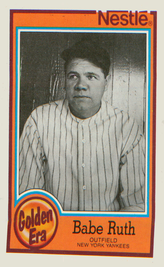 1987 Topps Nestle All Time Dream Team #5 Babe Ruth