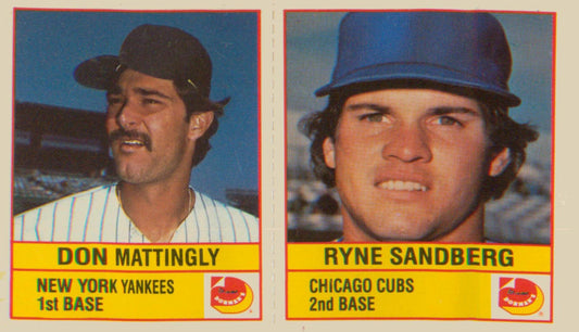 1986 Dorman's Super Stars Panels #NNO Don Mattingly / Ryne Sandberg