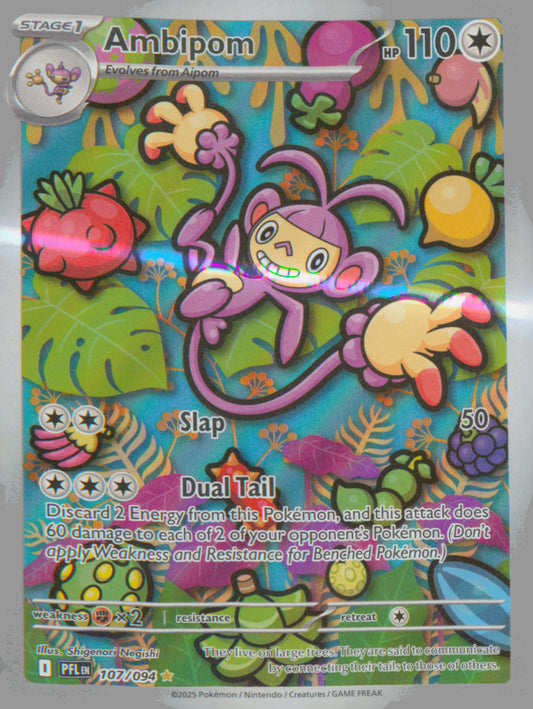 ME02: Phantasmal Flames #107/094 Ambipom Holo