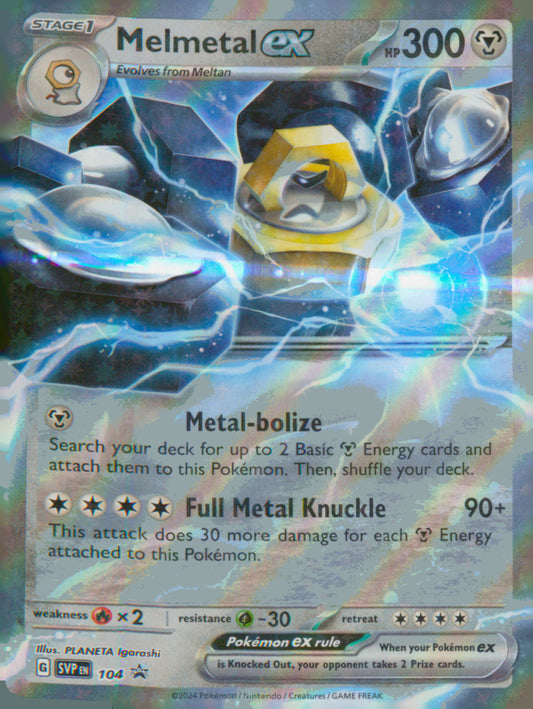 SV: Scarlet & Violet Promo Cards #104 Melmetal ex Promo, Holo