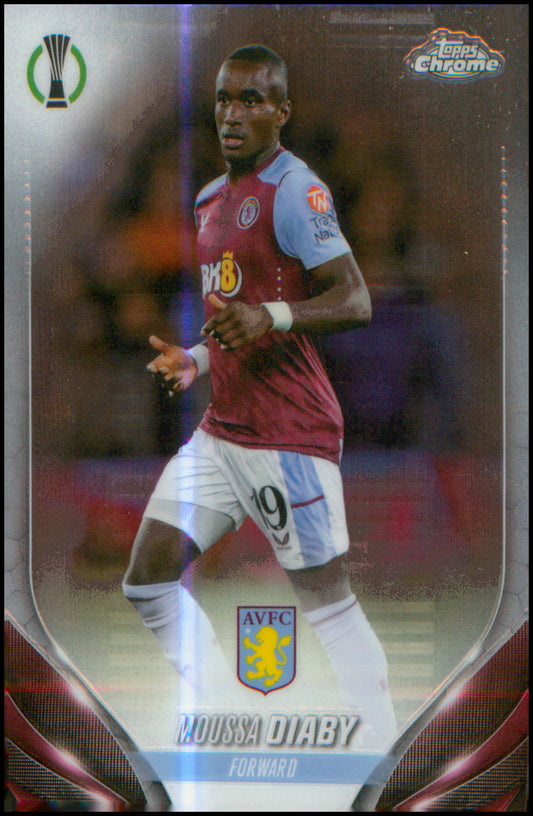 2023-24 Topps Chrome UEFA Club Competitions Refractor #116 Moussa Diaby