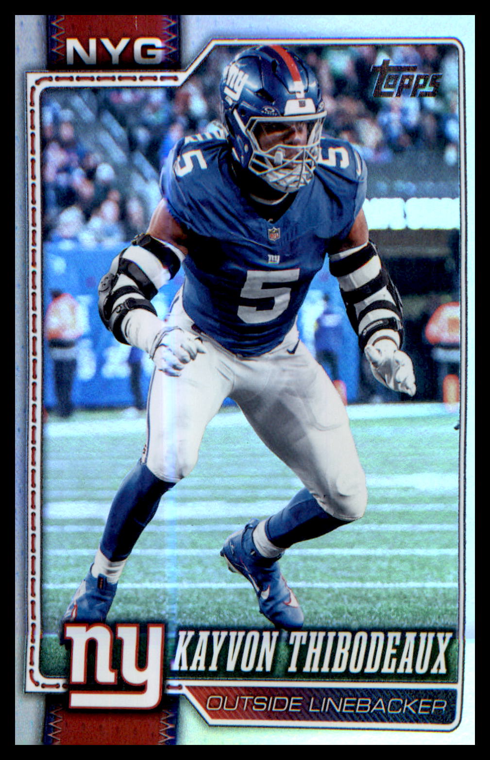 2026 Topps Flagship Rainbow Foil #245 Kayvon Thibodeaux
