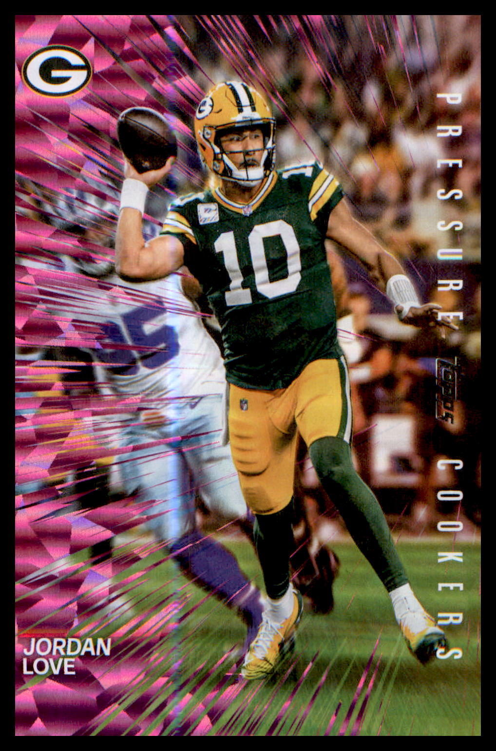 2026 Topps Flagship Pressure Cookers Pink Holo Foil #PC-15 Jordan Love