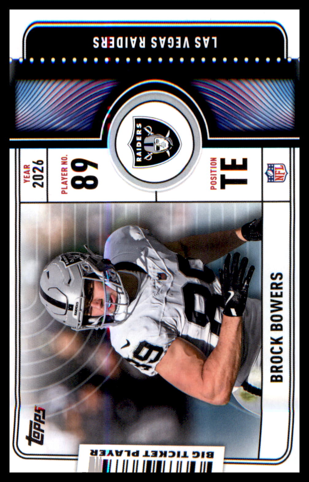 2026 Topps Flagship Big Ticket Players #BTP-10 Brock Bowers