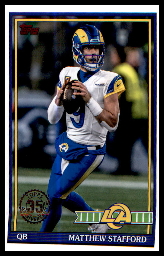 2026 Topps Flagship 1991 Topps Flagship Football #91TF-22 Matthew Stafford