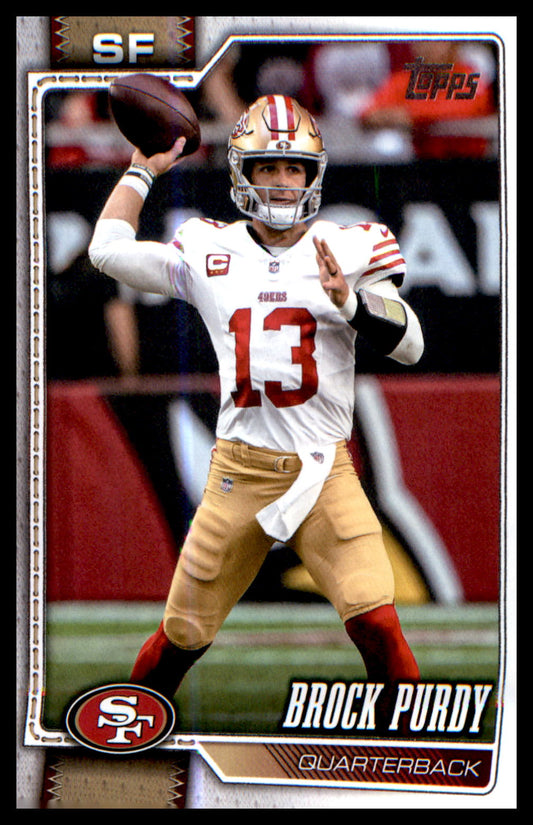 2026 Topps Flagship Football #185 Brock Purdy