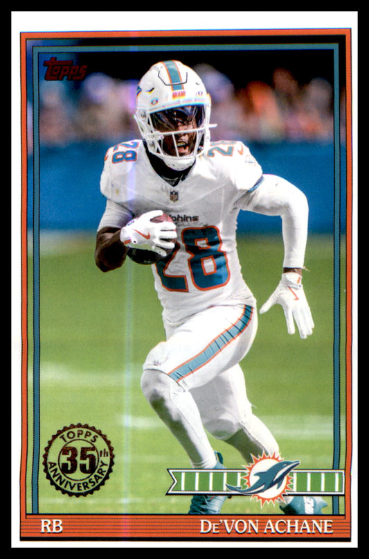 2026 Topps Flagship 1991 Topps Flagship Football #91TF-35 De'Von Achane