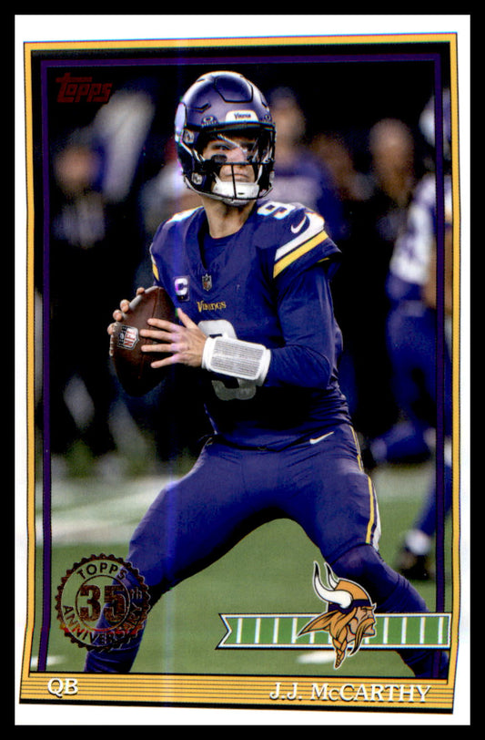 2026 Topps Flagship 1991 Topps Flagship Football #91TF-41 J.J. McCarthy