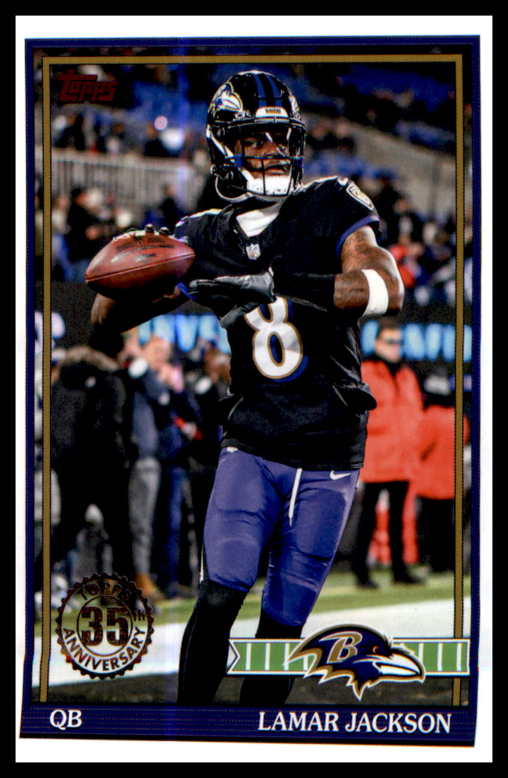 2026 Topps Flagship 1991 Topps Flagship Football #91TF-7 Lamar Jackson