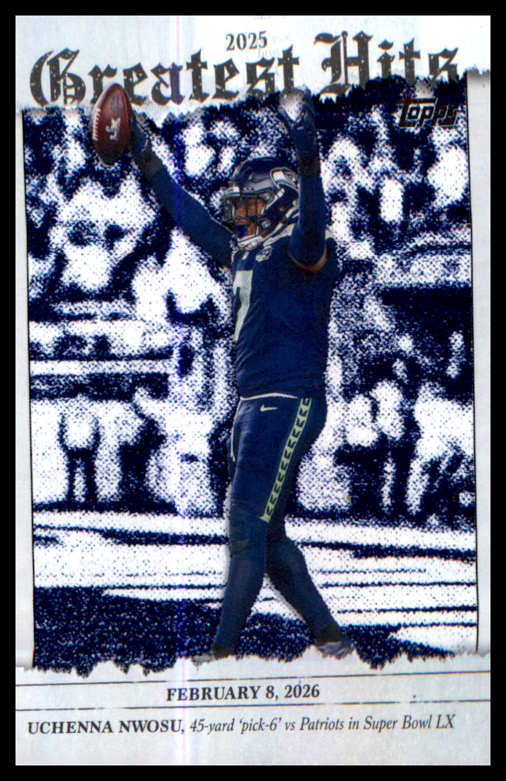 2026 Topps Flagship 2025 Greatest Hits #25GH-UN Uchenna Nwosu