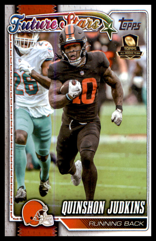 2026 Topps Flagship Football Fture Stars/All-Rookie Team #267 Quinshon Judkins