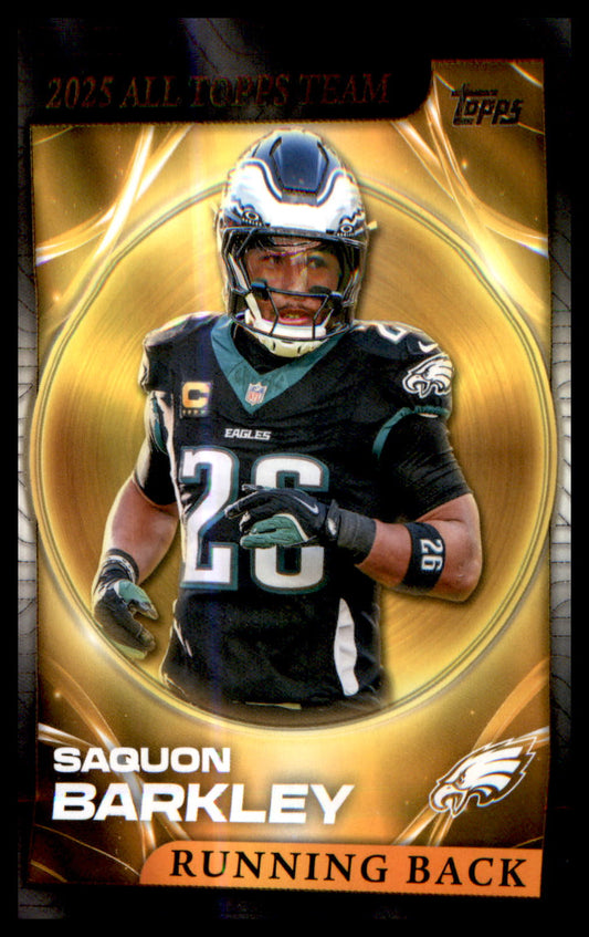 2026 Topps Flagship 2025 All Topps Flagship Team #25ATT-19 Saquon Barkley