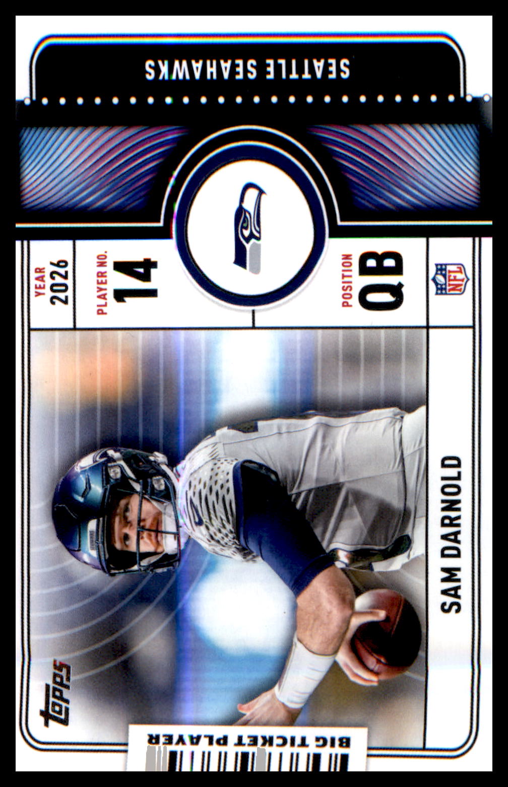 2026 Topps Flagship Football Big Ticket Players #BTP-19 Sam Darnold