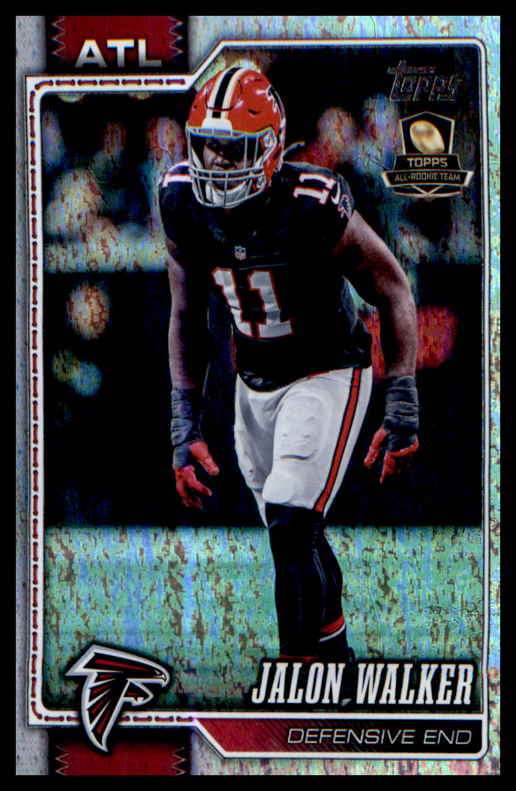 2026 Topps Flagship Football Silver Holo Foil #7 Jalon Walker