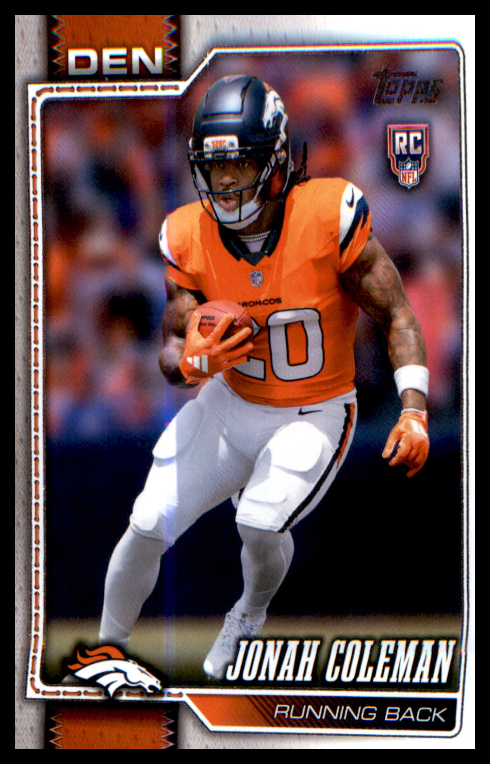 2026 Topps Flagship #312 Jonah Coleman