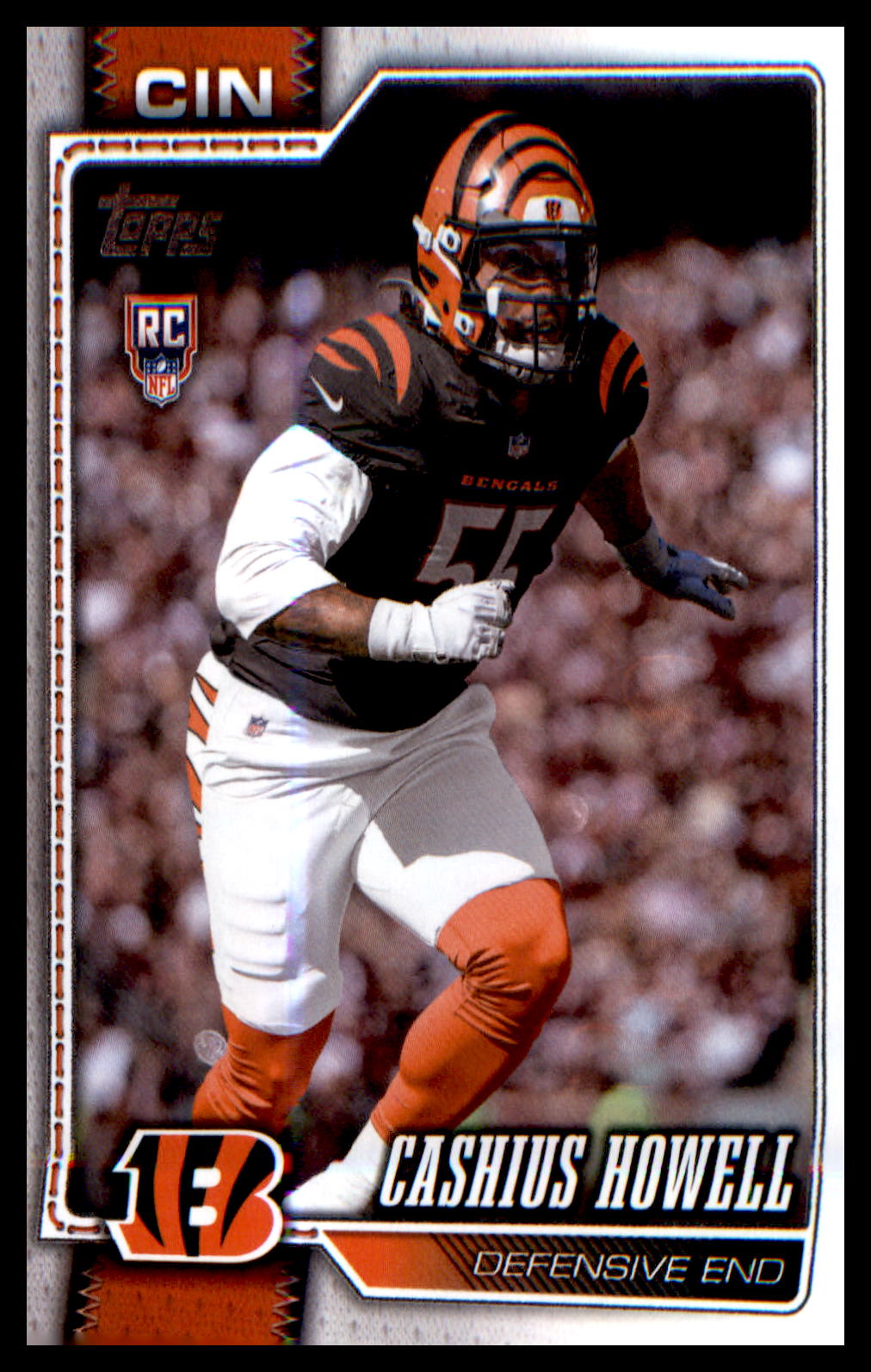 2026 Topps Flagship Football Rookie Card #357 Cashius Howell