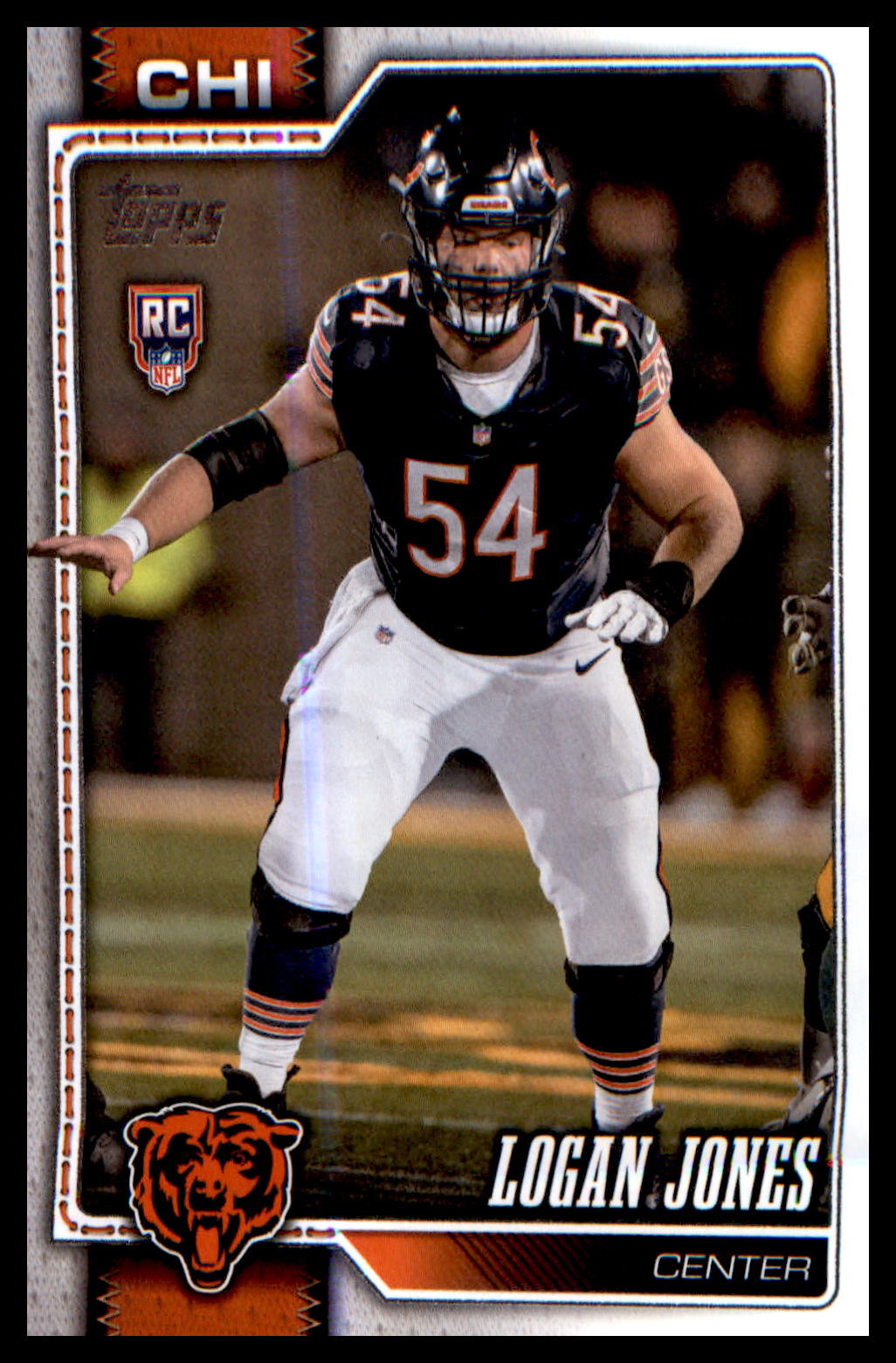 2026 Topps Flagship Football Rookie Card # Logan Jones