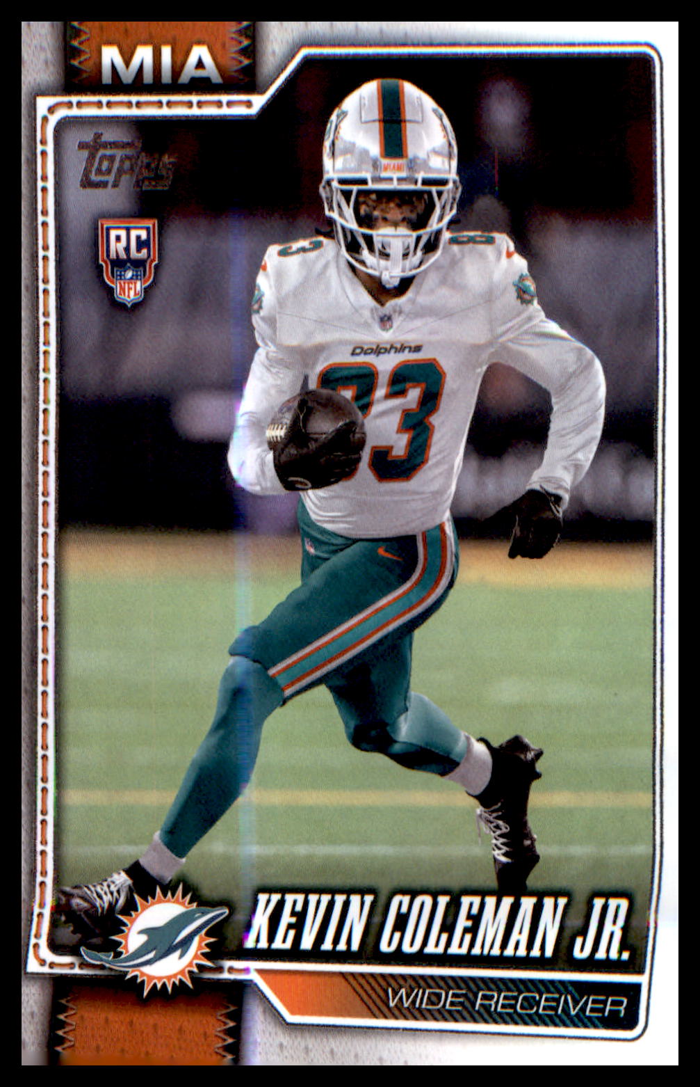 2026 Topps Flagship Rookie Card #337 Kevin Coleman Jr.