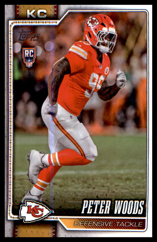 2026 Topps Flagship Rookie Card #342 Peter Woods