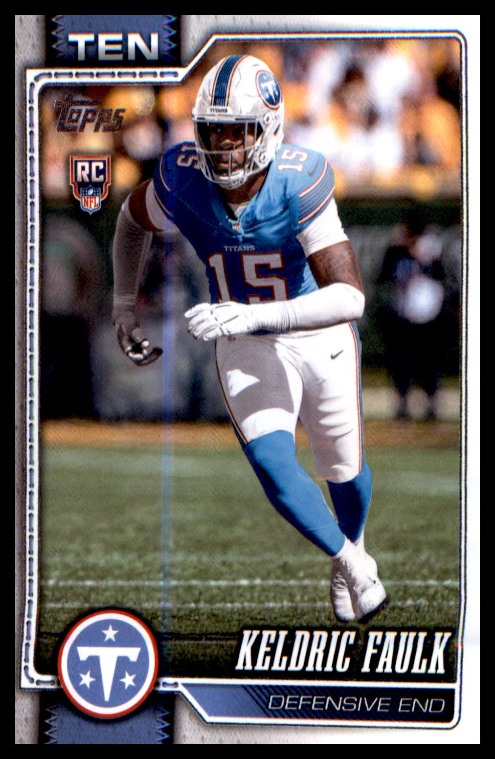 2026 Topps Flagship Rookie Card #344 Keldric Faulk