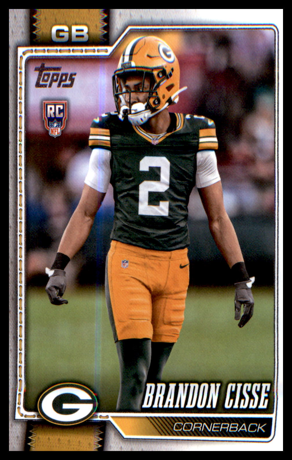2026 Topps Flagship Football Rookie Card # Brandon Cisse