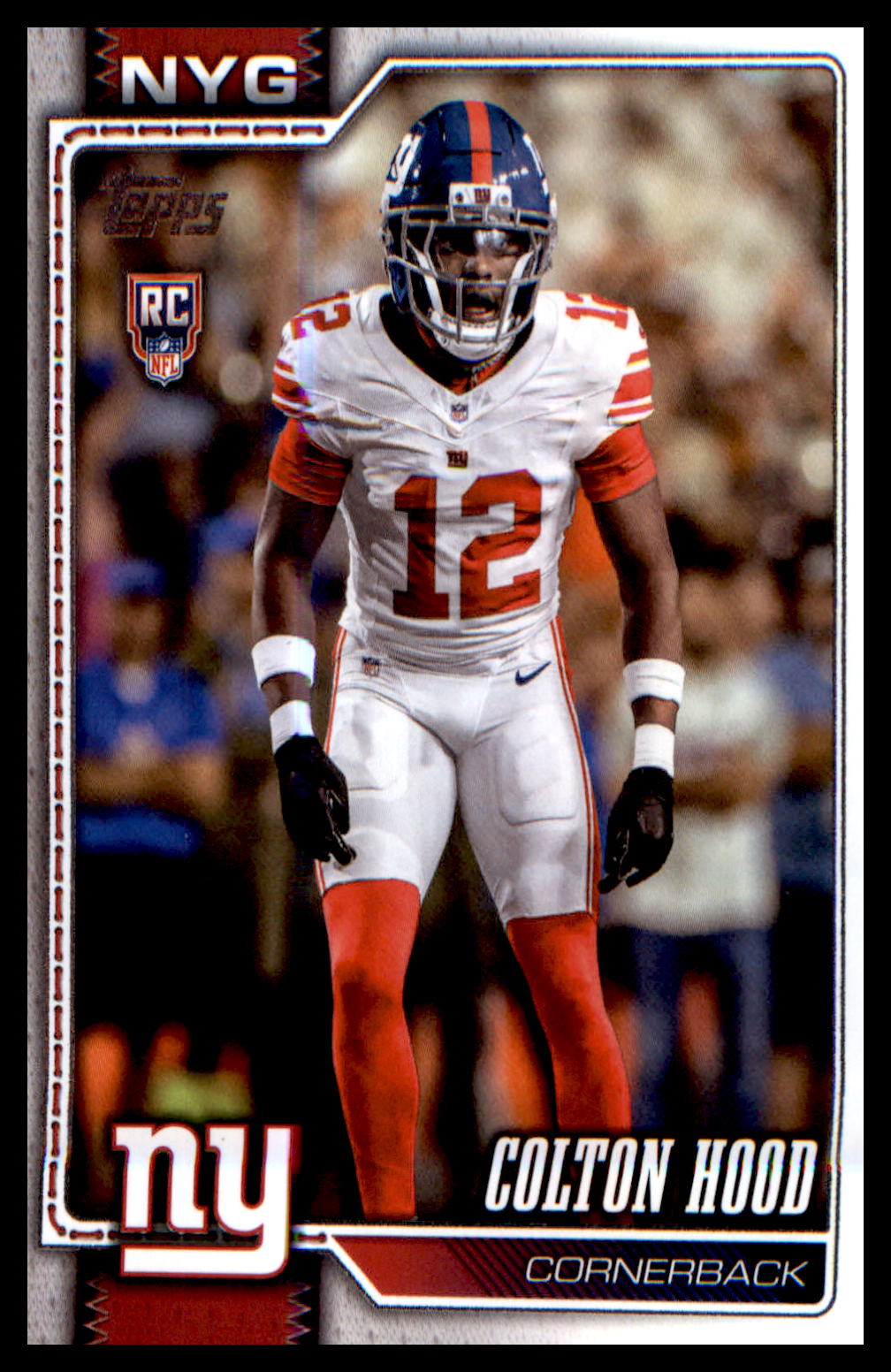 2026 Topps Flagship Football Rookie Card # Colton Hood