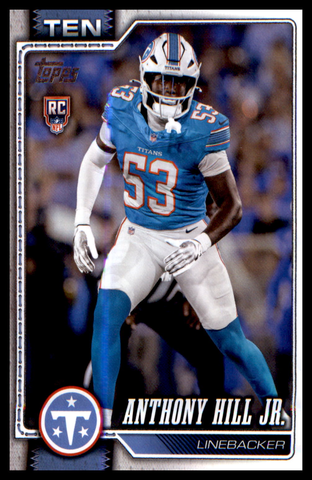 2026 Topps Flagship Rookie Card #389 Anthony Hill Jr.