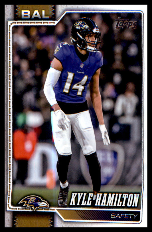 2026 Topps Flagship Football Base #19 Kyle Hamilton