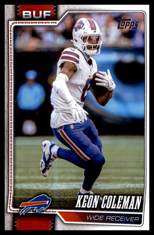2026 Topps Flagship Football Base #20 Keon Coleman