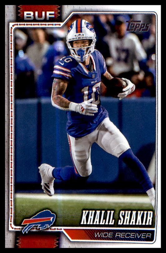 2026 Topps Flagship Football Base #21 Khalil Shakir