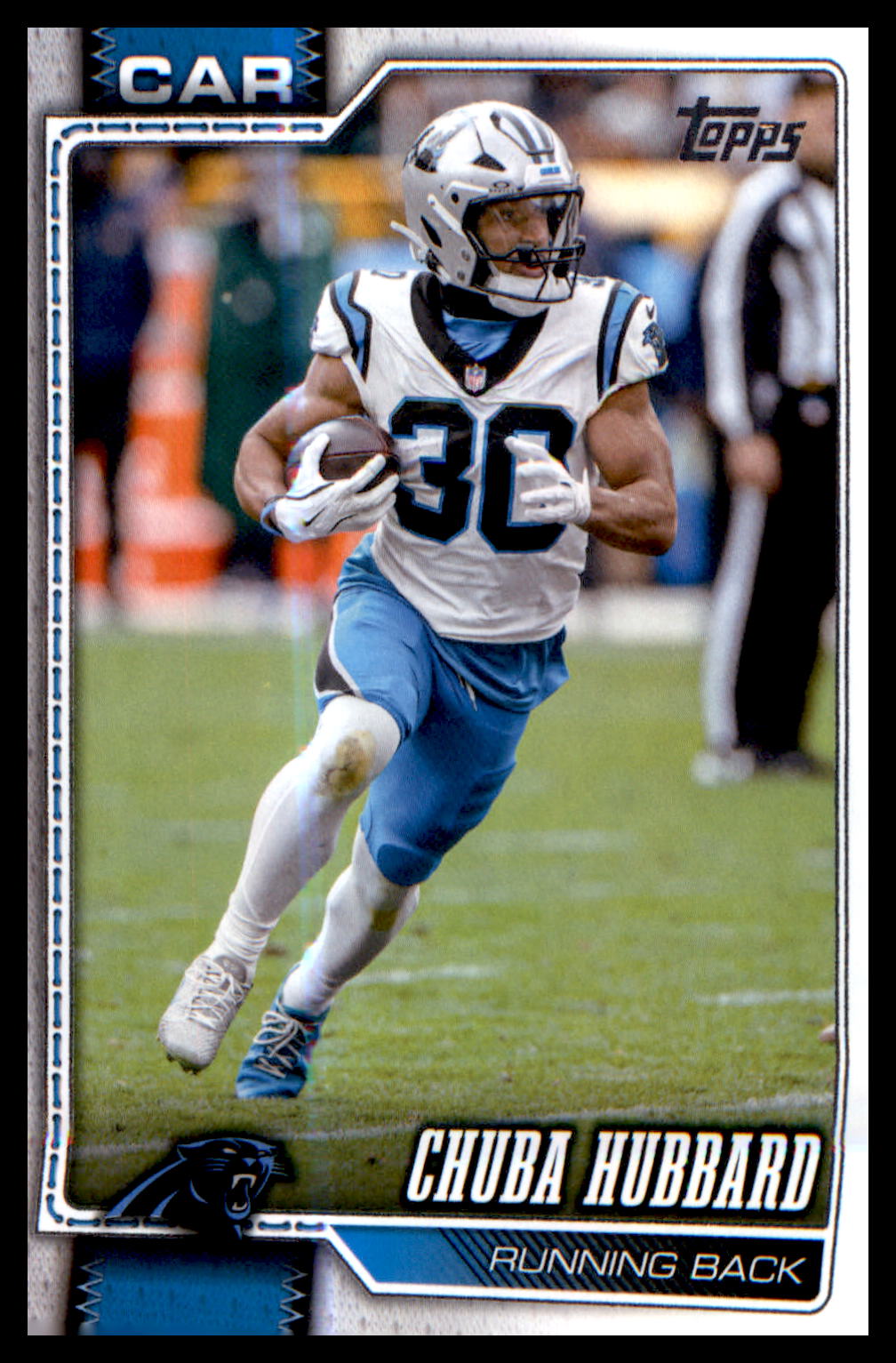 2026 Topps Flagship Football Base #28 Chuba Hubbard