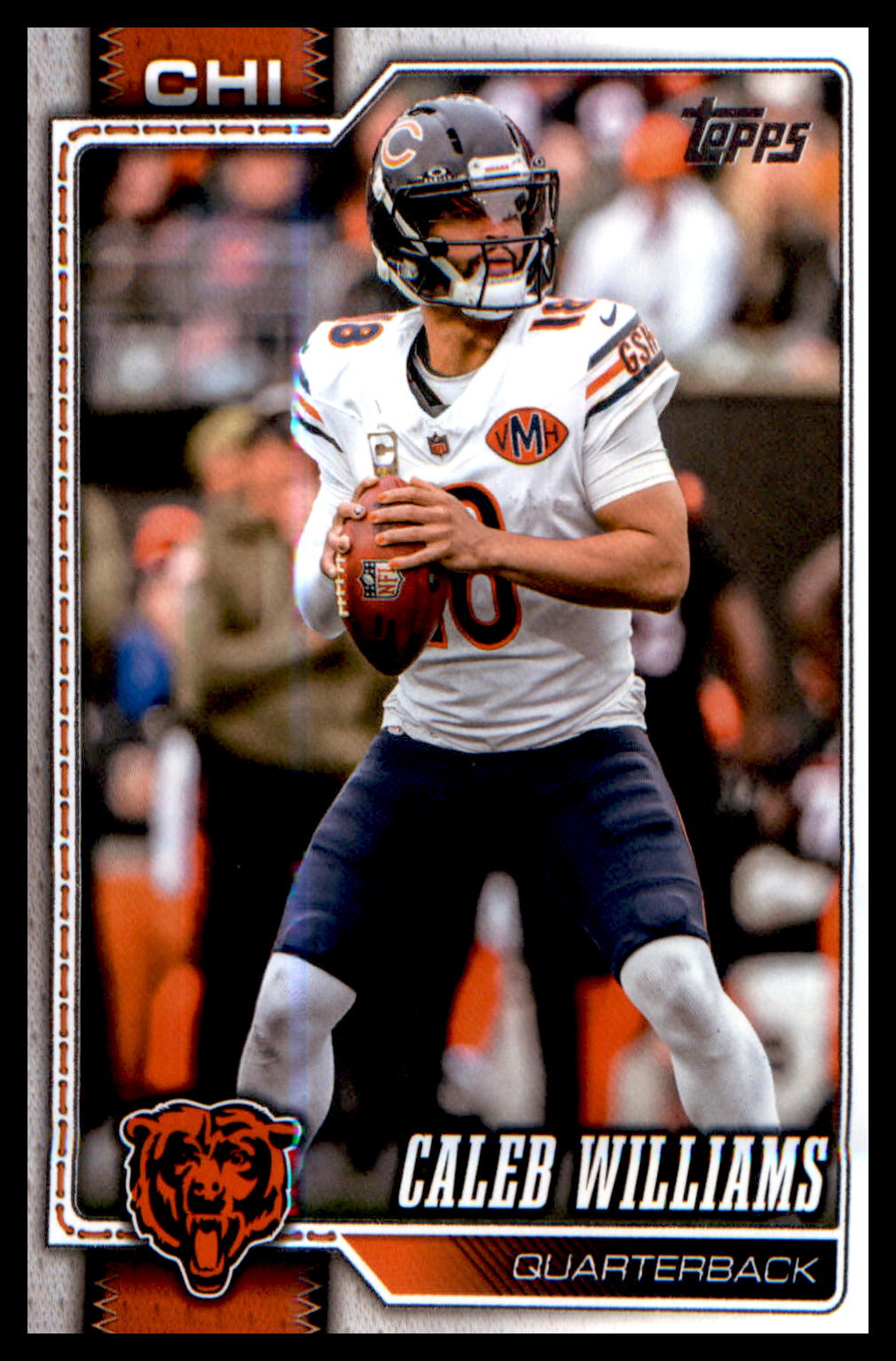 2026 Topps Flagship Football Base #35 Caleb Williams