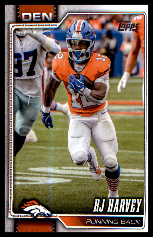 2026 Topps Flagship Football Base #59 RJ Harvey