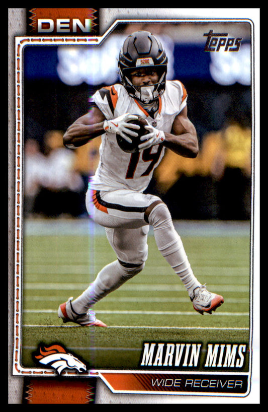 2026 Topps Flagship Football Base #63 Marvin Mims
