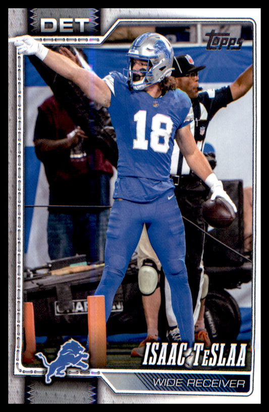 2026 Topps Flagship Football Base #64 Isaac TeSlaa
