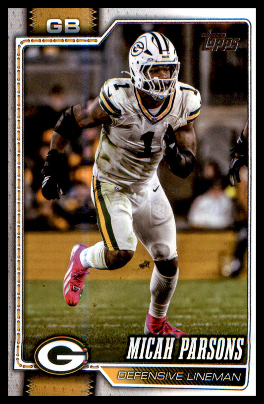 2026 Topps Flagship Football Base #72 Micah Parsons
