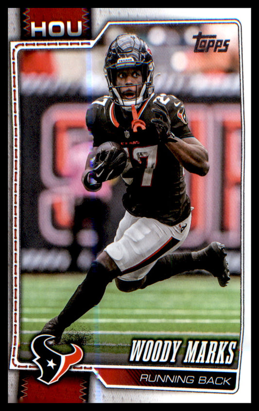 2026 Topps Flagship Football Base #78 Woody Marks
