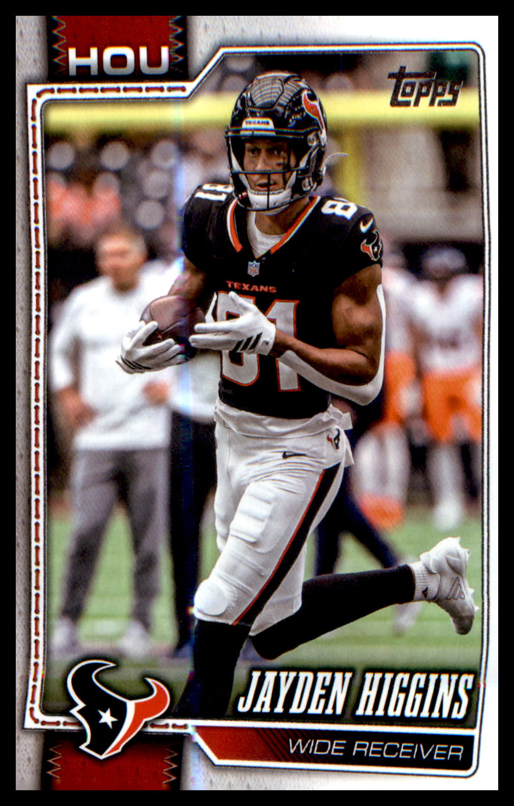 2026 Topps Flagship Football Base #79 Jayden Higgins