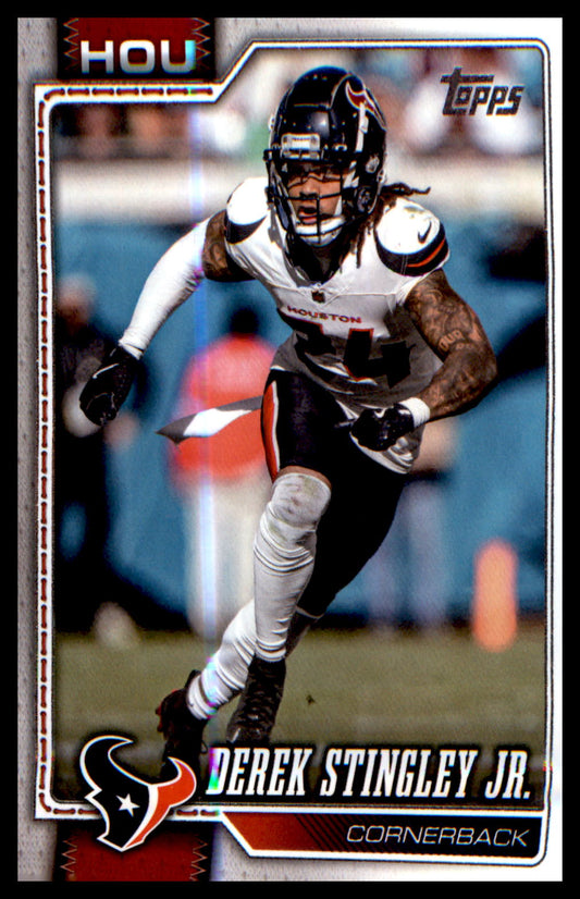 2026 Topps Flagship Football Base #81 Derek Stingley Jr.