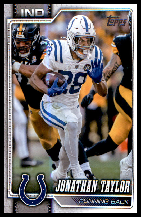 2026 Topps Flagship Football Base #86 Jonathan Taylor