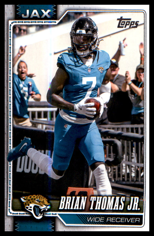 2026 Topps Flagship Football Base #92 Brian Thomas Jr