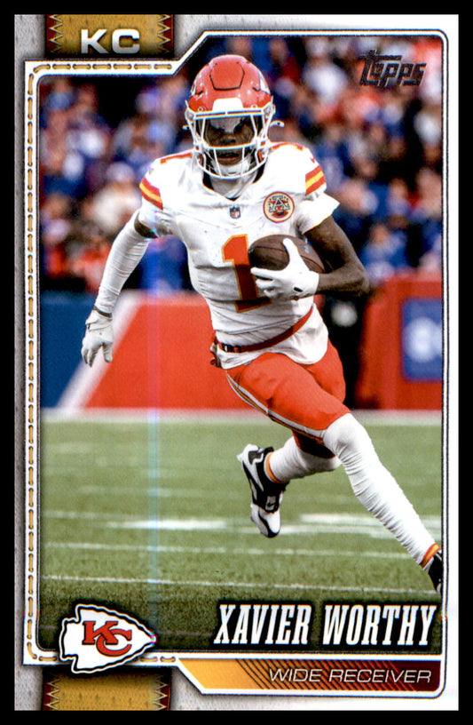 2026 Topps Flagship Football Base #96 Xavier Worthy