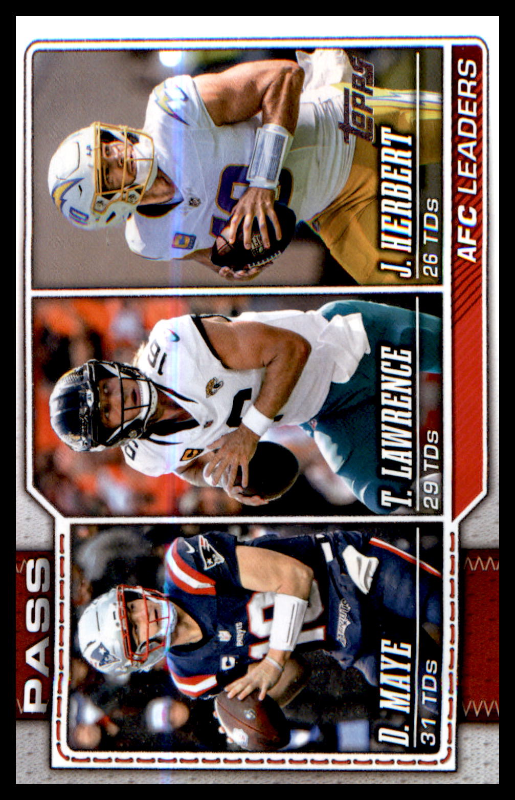 2026 Topps Flagship Football #282 AFC Passing Leaders