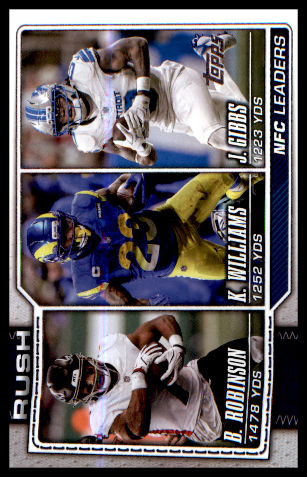2026 Topps Flagship Football #285 NFC Rush Leaders