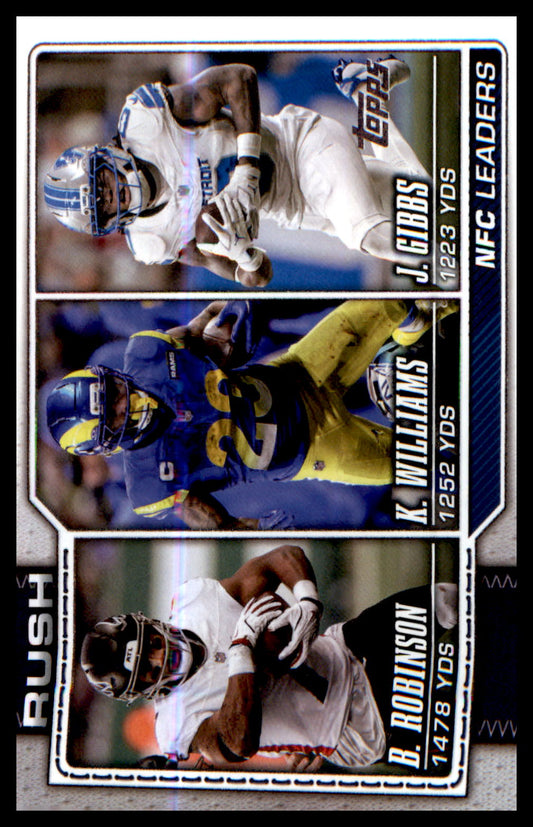 2026 Topps Flagship Football #285 NFC Rush Leaders