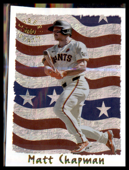 2025 Topps Archives 1995 Topps Cyberstats #95C-24 Matt Chapman